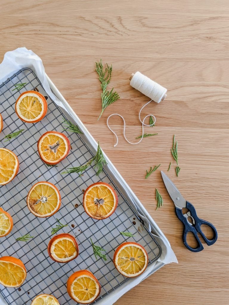 DIY: How to Make Dried Orange Slices for Decoration