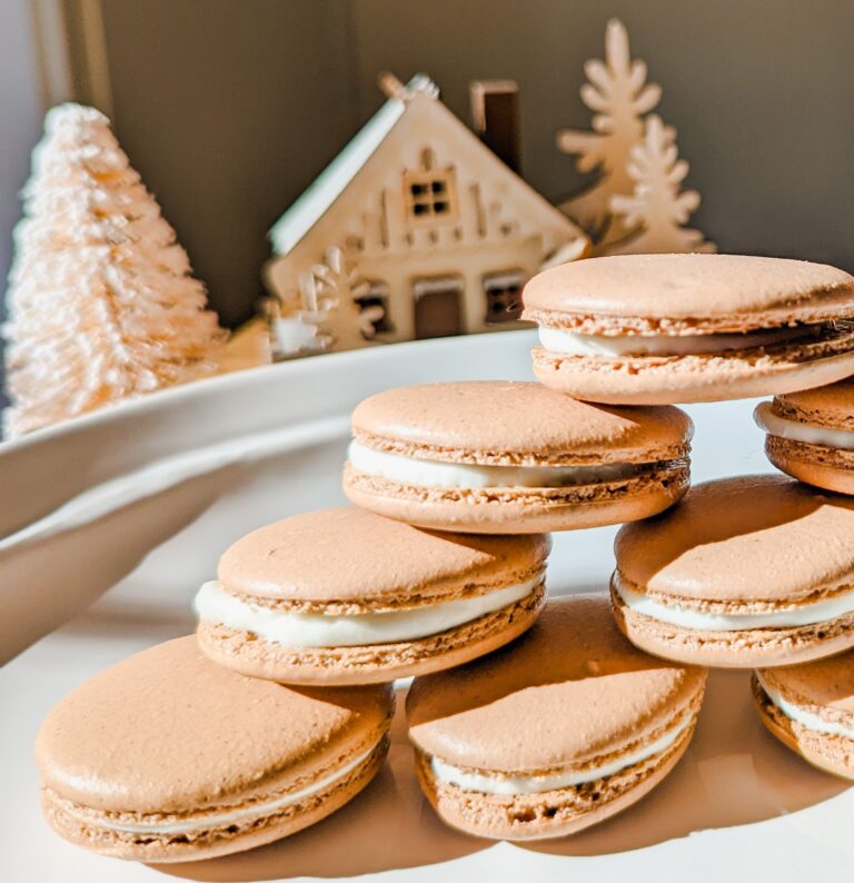 Gingerbread Macarons with Cream Cheese Buttercream Recipe